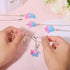 8 GLOBLELAND Pcs Marine Organism Ceiling Fan Pull Chain Iron Resin Ceiling Fan Extension Ornaments Light Pull Chain