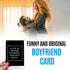 Funny Card for Boyfriend with Envelope | Unique Anniversary, Birthday, Christmas, Valentine's Day Card for Him
