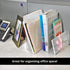 Azar Displays 255080 Small Standing File Holder/Sorter - Desk Organizer, 4-Pack, Clear for Office Use