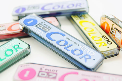 Pilot Color Eno Mechanical Pencil, 0.7mm, 8 Colors, Refillable, Smooth Writing, Lightweight Design