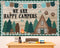 Camping Bulletin Board Classroom Decorations Set Forest Camp Theme Woodland Animals Paper Cutouts