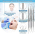 A2Z-Dental Set, (Set 7Pcs) Tools Dental Pick Oral Care Kit, Stainless Steel Dental Hygiene Kit Tooth Scraper Tartar