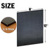ABS Plastic Sheet 1/4 Inch Thick, 8" x 12" (2-Pack), Black Rigid Moldable Panel for DIY Home Decor