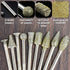 30Pcs Diamond Grinding Burr Drill Bit Set, Stone Carving Rotary Tool Accessories Polishing Mix with 1/8 inch Shank,