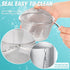 Ultrasonic Cleaner Baskets, Stainless Steel Parts Cleaner Jewelry Steam Cleaner Basket with Lock and Hook (3 Pieces)