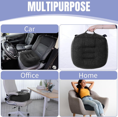 Office,6 HOMBYS Extra Thick Chair Cushions for in Breathable Adult Booster Seat for Car,Car Seat Cushion to Raise Seat