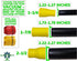 Vacuum Adapter for Dewalt or Craftsman Sanders, Dust Collection, Galactic Gadgets (2-1/2in - Yellow)