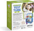 hand2mind Starter Science Test Tube Set, Flat Bottom Test Tubes with Rack, Science Supplies for Kids (Six Tubes)