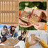 50 Sets gisgfim Employee Appreciation Gift Bulk Inspirational Bamboo Ballpoint Pens with Thank You Greeting Cards