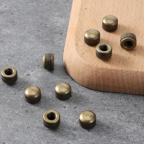 Jxiwfvl 10PCS M5 Lamp Screw Cap Bronze Screw Caps for Light Fixture Ceiling Light Cover Replacement Lamp Shade Screws