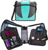 Case-it The Dual 2-in-1 Zipper Binder, 1.5 Inch D-Rings, Includes Pencil Pouch, Multiple Pockets, Spearmint Dual-101