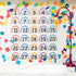 Number Line for Classroom Wall, Macaron Rainbow Bulletin Board for Students, Home School Decor