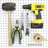 Steel Pegboard Hooks 100-Pack, 2" L Hook, Black - Fits Any Peg Board for Organizing Tools and Accessories