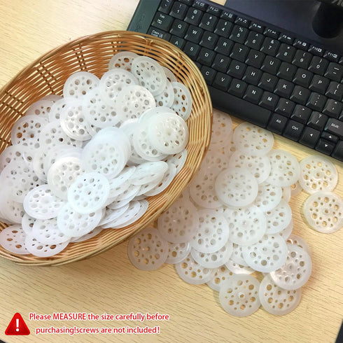 600 Pcs 45 mm White Plastic Washer, Foam Board Fasteners and Load Spreading Polypropylene Washers for Fixing Rigid Foam