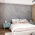 16" 118" Thick Dark Grey Concrete Contact Paper - 3D Removable Peel and Stick Wallpaper for Kitchen Island Walls