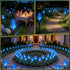 X-GiftKey 6PACKS Garden Gifts for Mother Day Decorations - Cute Artificial Tulip Blue Flower with Outdoor Path Lights