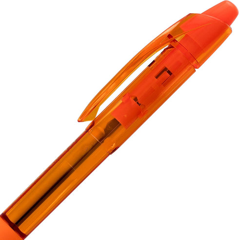 Retractable Ballpoint Pen, 1.0mm Medium Line, Orange Ink, Box of 12 by Pentel RSVP RT Colors