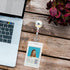 Retractable Badge Reels with Beads: Sunrise Landscape ID Holders for Nurses, Teachers, and Office Workers
