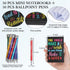 Sabary 100 Pcs Inspirational Notepads, Mini Motivational Pocket Notebooks, Ballpoint Pens Sets for School Office