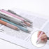 Linbsunne Ballpoint Pens, Medium Point 1mm Black Ink, Super Soft Grip, Retractable Office Pens, 6 Pack