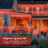 33FT 360L 8 60 Hopolon LED Icicle String Lights - Outdoor, Waterproof, Modes, With Drops - Curtain Lights