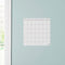 Think Board Whiteboard Calendar – 14"x14" Self-Adhesive Dry Erase Board for Wall or Fridge, Easy to Clean