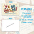 4x6 Pack (200 Healthy Surplus You Are Awesome Cards - Postcards Greeting Notes) - Show Appreciation for Employees