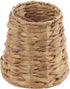 Aspen Creative 51008-1, Empire Clip-On Chandelier Lamp Shade, Natural Water Hyacinth, 3" Top x