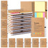 Feifeiya 24 Pcs Team Appreciation Gifts, Inspirational Spiral Notebooks with Sticky Notes for Teacher Coworker Staff