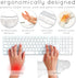 Qloud Cloud Wrist Rest for Keyboard – Rainbow Cloud Palm Rest Pad – Gaming Wrist Rest for Computer Keyboard