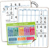 SCRIBBLEDO 9 x 12 Inch Dry Erase Division & Place Value White Board, Double-Sided Math Manipulatives
