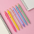 Mr. Pen Retractable Gel Pens, 6 Pack, Black Ink, Fine Point 0.5mm, Fast Dry, Cute Aesthetic Pens for Journaling