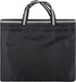 Portable Business Briefcase Zippered Bag, Waterproof A4 File Folder Bag, Carrying Case Handbag File Storage Organizer