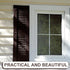 Blulu 60 3 Inch Pcs Vinyl Shutter Fastener Window Panel Peg Lok Pin Pegs Screws Shutter Spikes Anchor (Federal Brown)