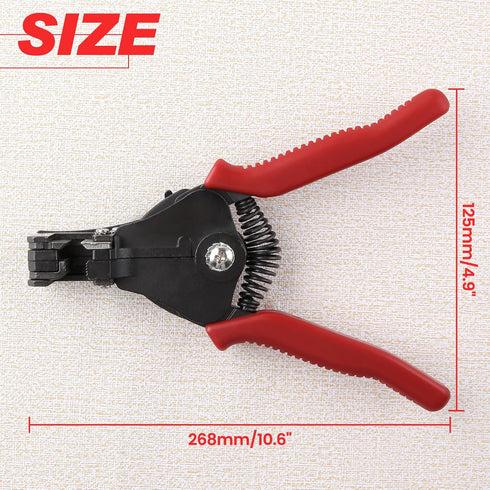 Automatic Wire Stripper Tool 11-Inch Self Adjusting Heavy Duty for 8-18 AWG Solid and Stranded Electrical Wire