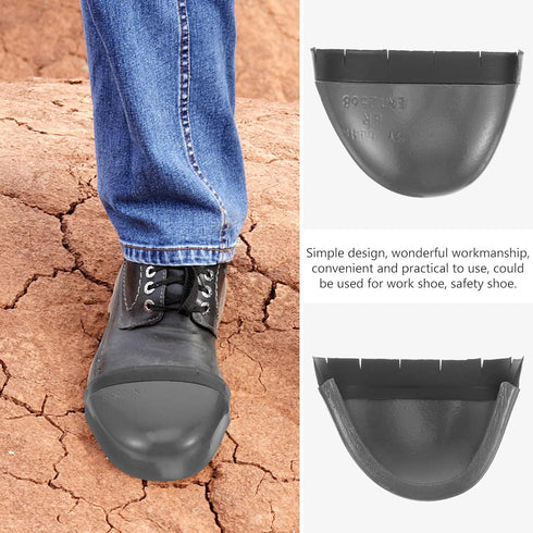 DOITOOL 1 Pair Steel Toe Covers for Work Shoes, Safety Shoe Toe Guard Inserts, Suit for 7 US Size