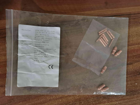 RIVERWELD TIG Collet Body 13N28 13N23 (3/32" & 2.4mm) Assorted Size Kit for SR PTA WP 9 20 25, 15pcs