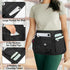 Rexmica Waitress Server Apron with Multiple Pockets, Half Apron with Adjustable Belt for Waitress, Waiter, Women Men