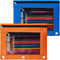 Sooez 2 Pack Pencil Pouch for 3 Ring Binder, Fabric Binder Pouch with 2 Pockets, Zipper Pencil Cases