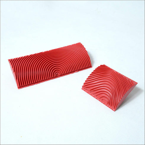 Wood Graining Painting Tool, Rubber Empaistic Wood Grain Tool for Household Wall Art Paint 3"/6"(MS3)