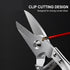 Heavy Duty Scissors - Cardboard Scissors with Finely Serrated High Carbon Stainless Steel Blades for Easy Cuts