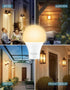 GU24 Dusk to Dawn Outdoor Light Bulbs, A19 LED, 10Watt (90Watt Equivalent), 2700K, 4 Pack