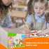 Set of 50 Small White Board Dry Erase Boards, Mini 9"x6” Double Sided Personal Whiteboards for Classroom