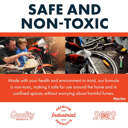 Multi-use Lubricating Penetrant Oil - High-Performance, Rust Prevention, Non-Toxic Formula, 4oz for Home and Automotive