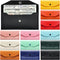 Kacctyen 12 Pcs Leather Cash Envelope Wallet, Reusable Check Budget Envelope Money Pouch for Women