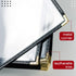 25 8.5'' 11'', Restaurant Menu Covers x Double Stitched Single Pocket Menu Holder with Golden Corners, Clear Viewing