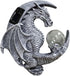 memeyou Dragon Tree Hugger Solar Magic Orb Garden Statue Dragon Solar LED Lights Decor Sun Moom for Your Patio Balcony