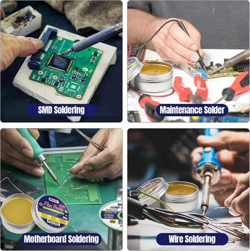 Rosin Solder Flux Paste, 1.76oz/50g, Flux for Soldering SMD BGA LED PCB IC CPU Electronic Repair & Soldering