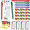 Dunzoom 40 Sets Team Pens Gifts Bulk Employee Appreciation Gift Gold Lapel Pin