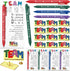 Dunzoom 40 Sets Team Pens Gifts Bulk Employee Appreciation Gift Gold Lapel Pin